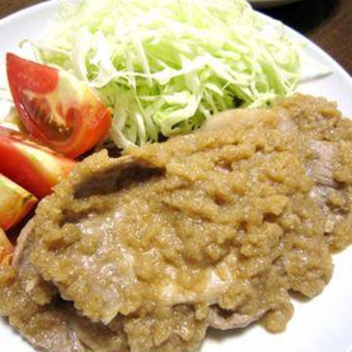 絶品!すりおろし梨で豚の生姜焼き